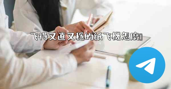 飞得又直又穩的纸飞機怎麼叠