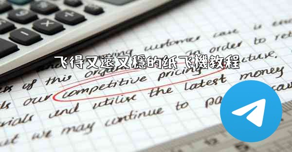 <b>飞得又遠又穩的纸飞機教程</b>