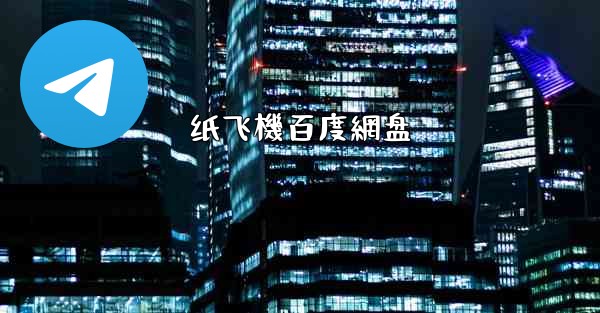 纸飞機百度網盘