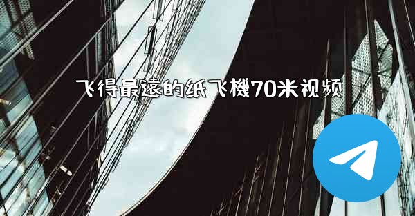 飞得最遠的纸飞機70米视频