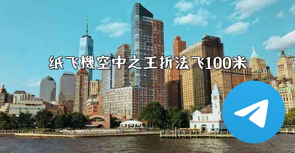 纸飞機空中之王折法飞100米