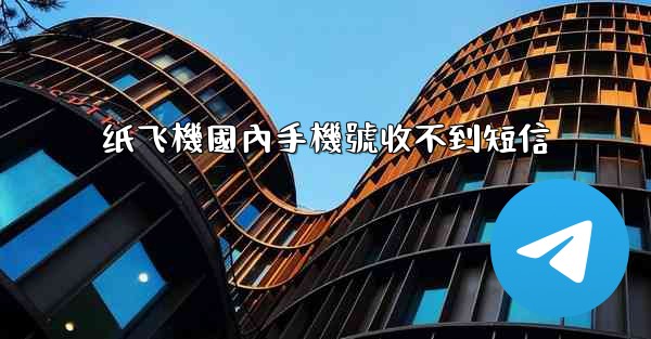 纸飞機國內手機號收不到短信