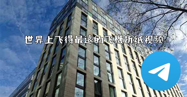 世界上飞得最遠的飞機折纸视频