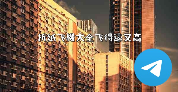 折纸飞機大全飞得遠又高