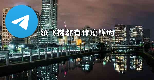 纸飞機都有什麼样的