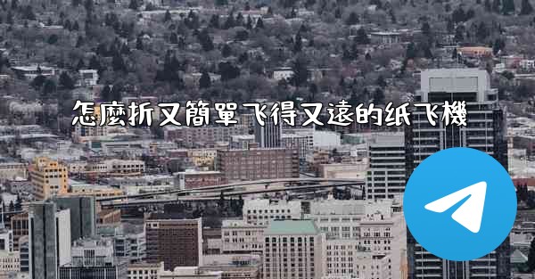 怎麼折又簡單飞得又遠的纸飞機