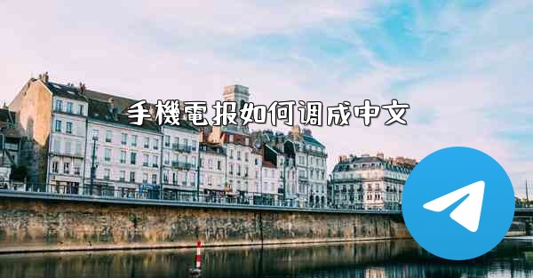 手機電报如何调成中文