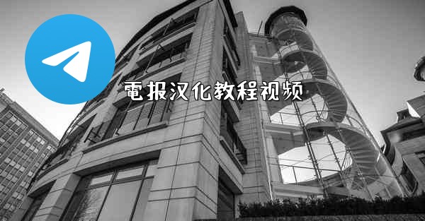 電报汉化教程视频