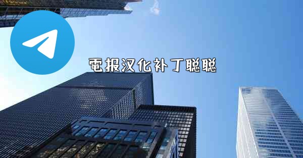 電报汉化补丁聪聪
