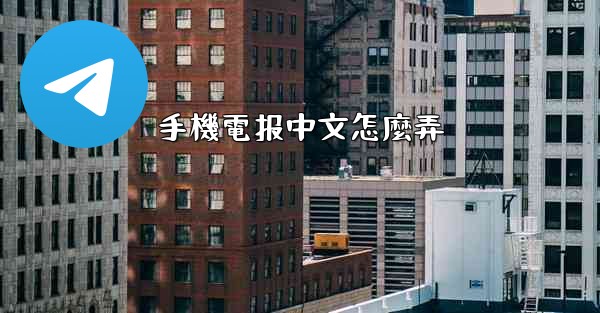 手機電报中文怎麼弄