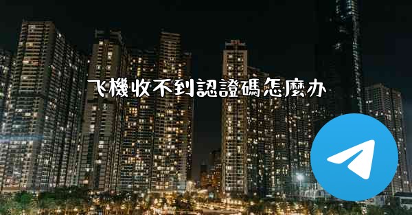 飞機收不到認證碼怎麼办