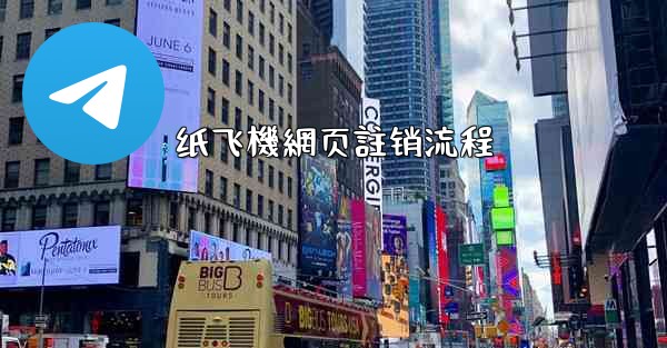 纸飞機網页註销流程