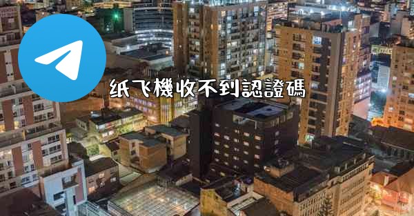 纸飞機收不到認證碼