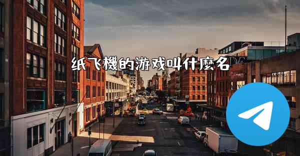 纸飞機的游戏叫什麼名