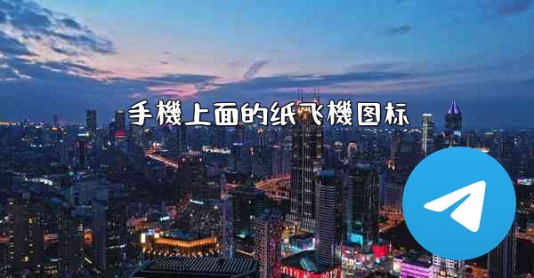 手機上面的纸飞機图标