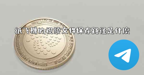 纸飞機的视频文件保存路径是什麼