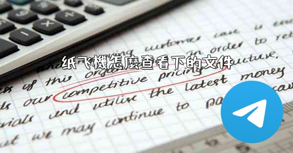 纸飞機怎麼查看下的文件