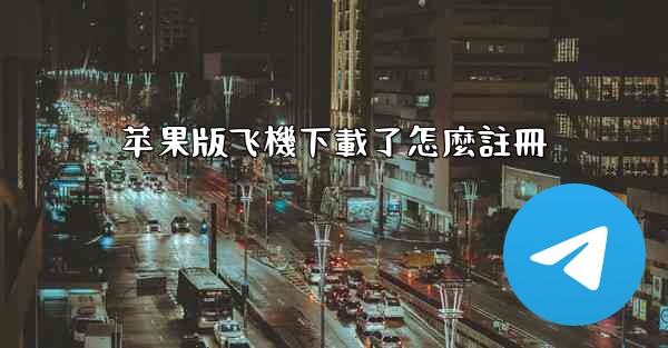 苹果版飞機下載了怎麼註冊