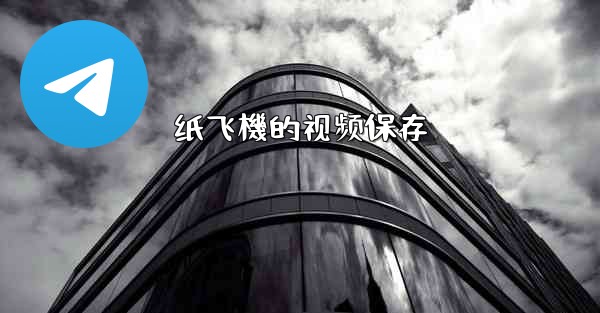 纸飞機的视频保存