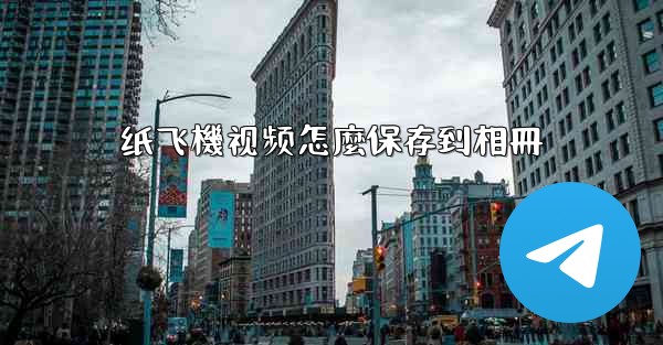 纸飞機视频怎麼保存到相冊