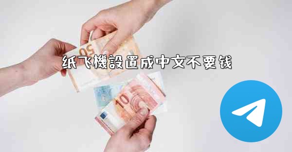 纸飞機設置成中文不要钱