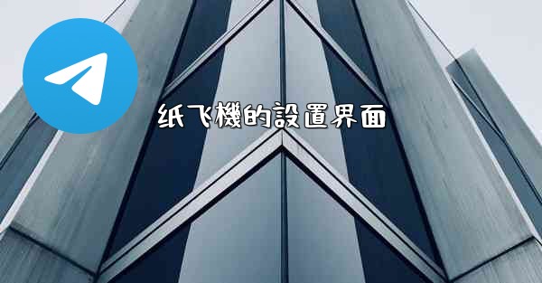 纸飞機的設置界面