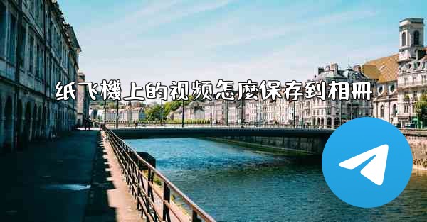 纸飞機上的视频怎麼保存到相冊