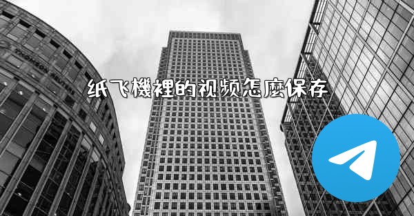 纸飞機裡的视频怎麼保存