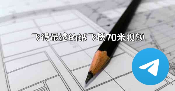 飞得最遠的纸飞機70米视频