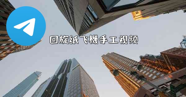 回旋纸飞機手工视频