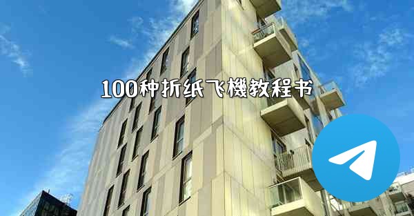 100种折纸飞機教程书