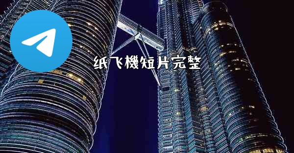 纸飞機短片完整