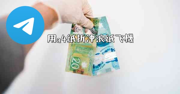 用a4纸折冲浪纸飞機