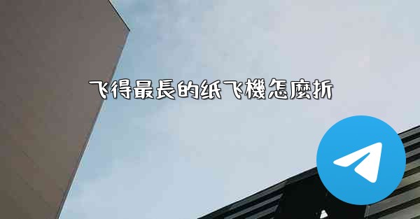 <b>飞得最長的纸飞機怎麼折</b>