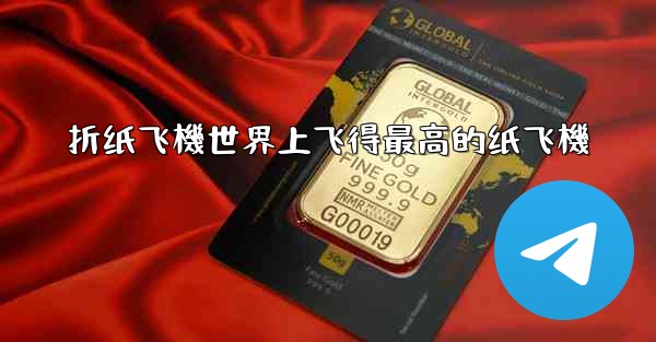 折纸飞機世界上飞得最高的纸飞機
