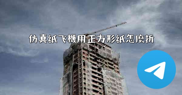 <b>仿真纸飞機用正方形纸怎麼折</b>