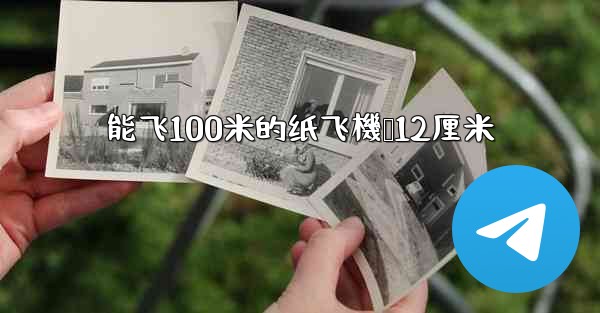 能飞100米的纸飞機宽12厘米