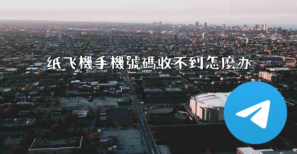 纸飞機手機號碼收不到怎麼办