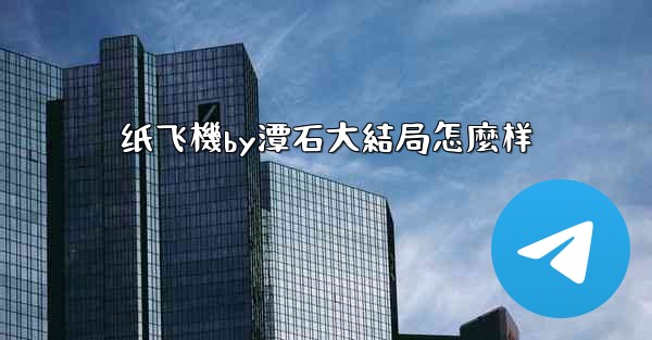 纸飞機by潭石大結局怎麼样