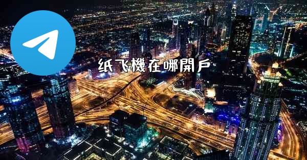 纸飞機在哪開戶