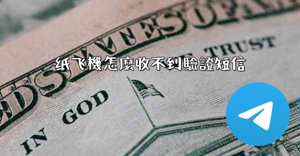 纸飞機怎麼收不到驗證短信