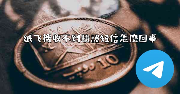 纸飞機收不到驗證短信怎麼回事