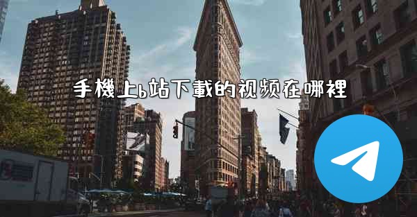 手機上b站下載的视频在哪裡