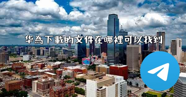 华為下載的文件在哪裡可以找到