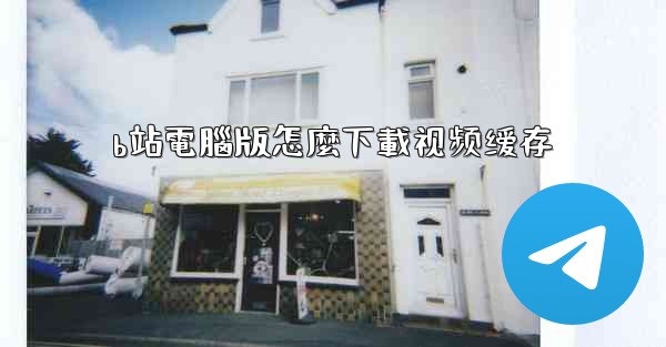 b站電腦版怎麼下載视频缓存