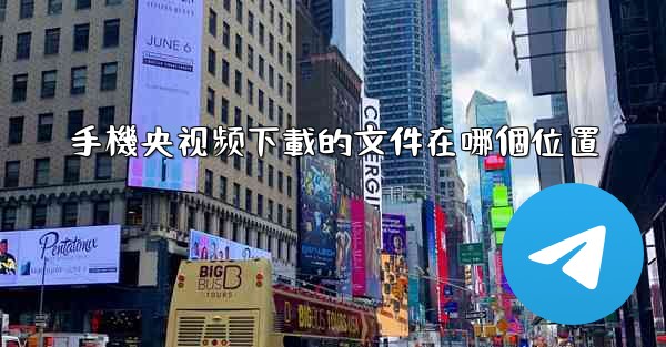 手機央视频下載的文件在哪個位置