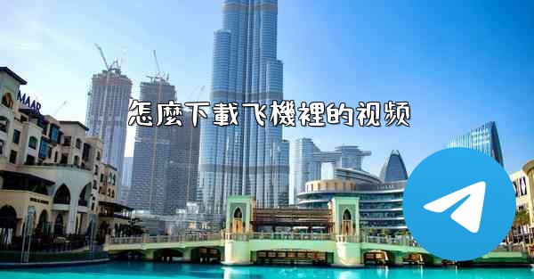 怎麼下載飞機裡的视频