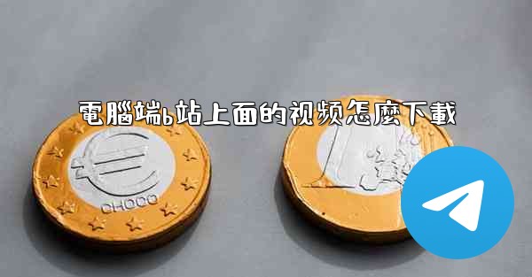 電腦端b站上面的视频怎麼下載