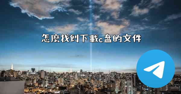 怎麼找到下載c盘的文件