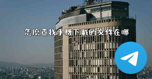 怎麼查找手機下載的文件在哪